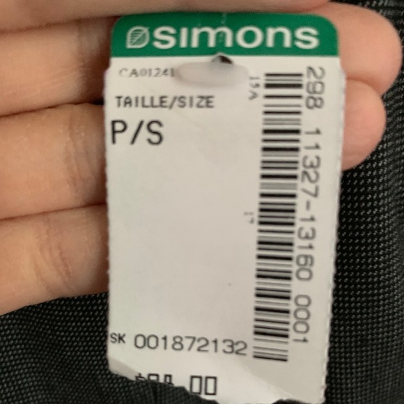 Simons NWT Greyish black sleeveless dress - Picture 4 of 6